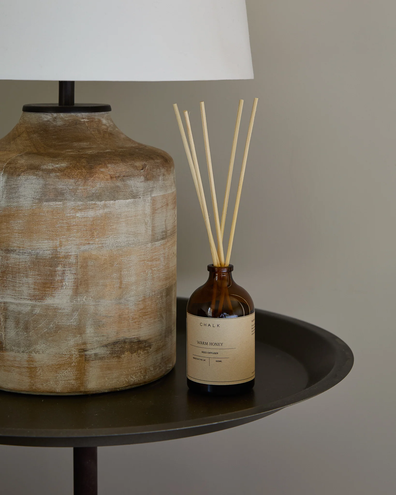 Amber Glass Diffuser | Warm Honey | 100ml