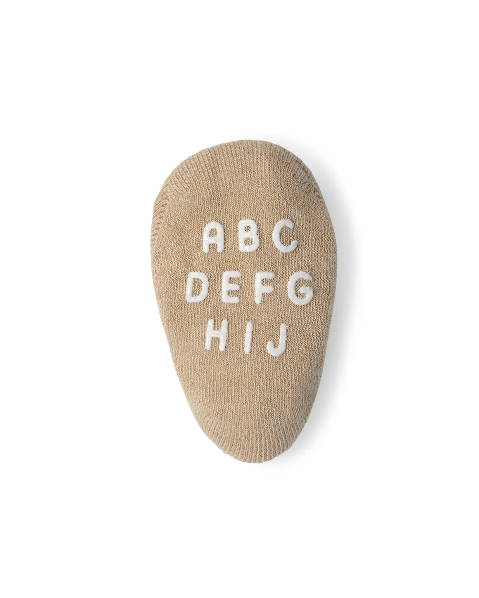 Alphabet No Show Baby Sock | Sand - Image 5
