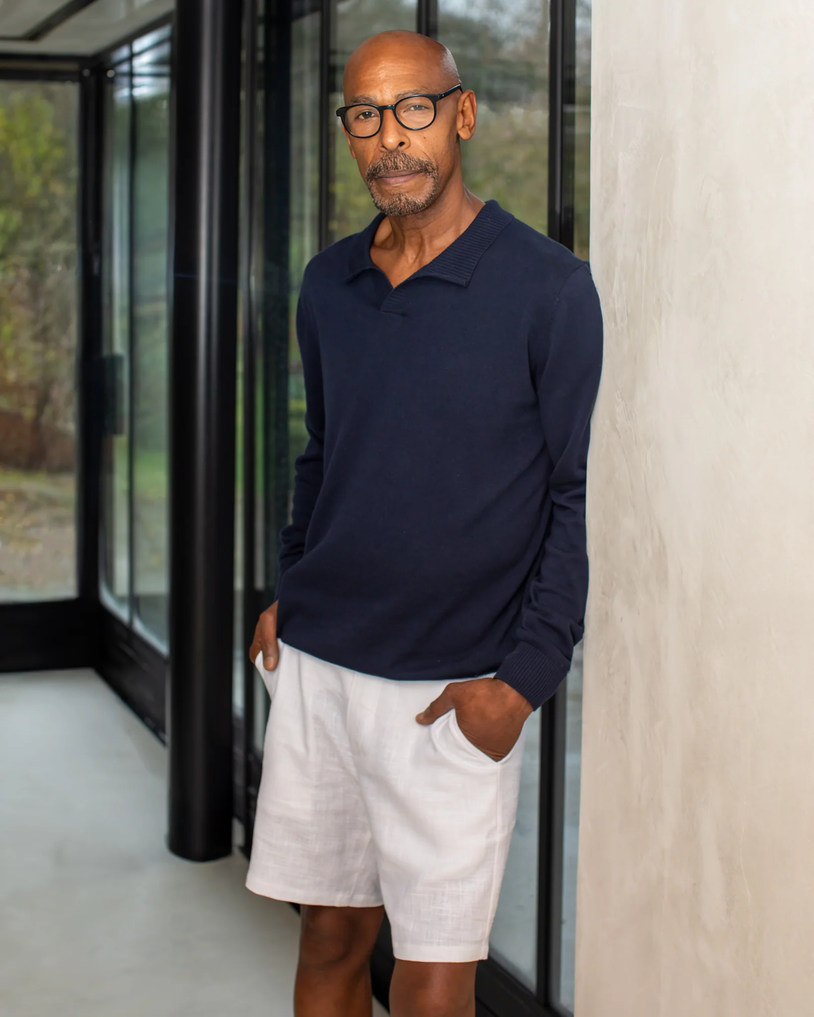 Damian Top | Navy - Image 2