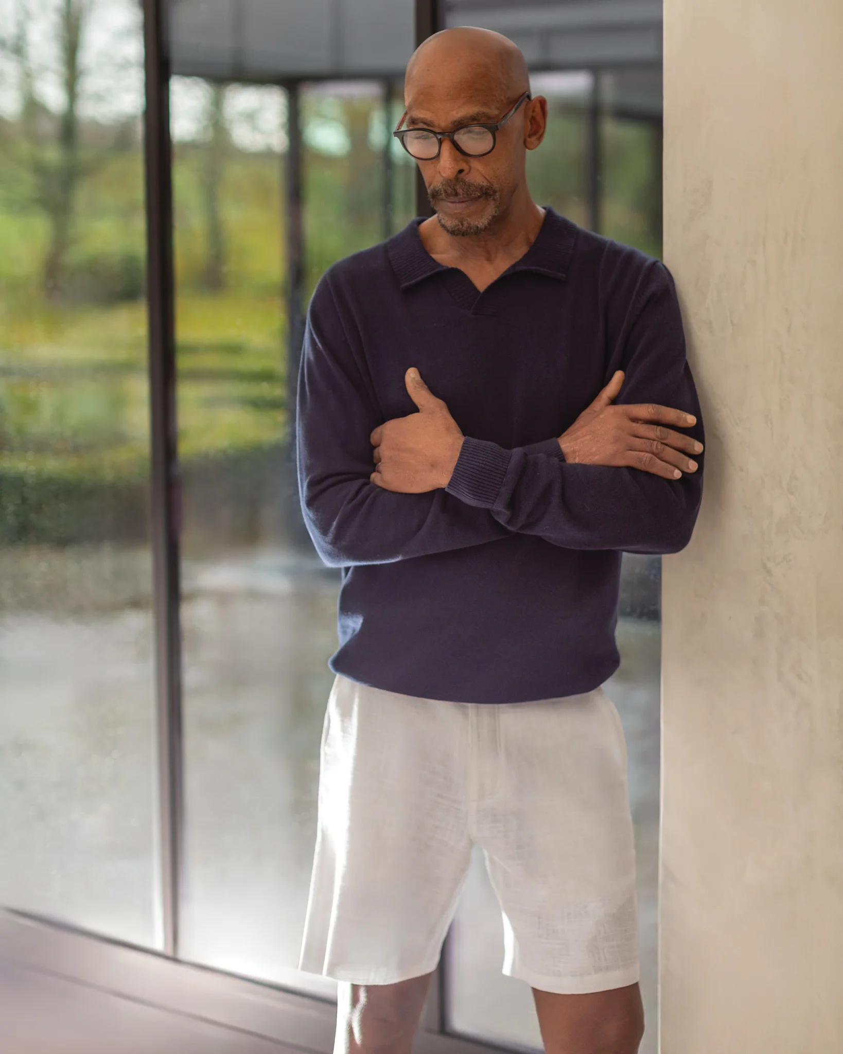 Damian Top | Navy - Image 3