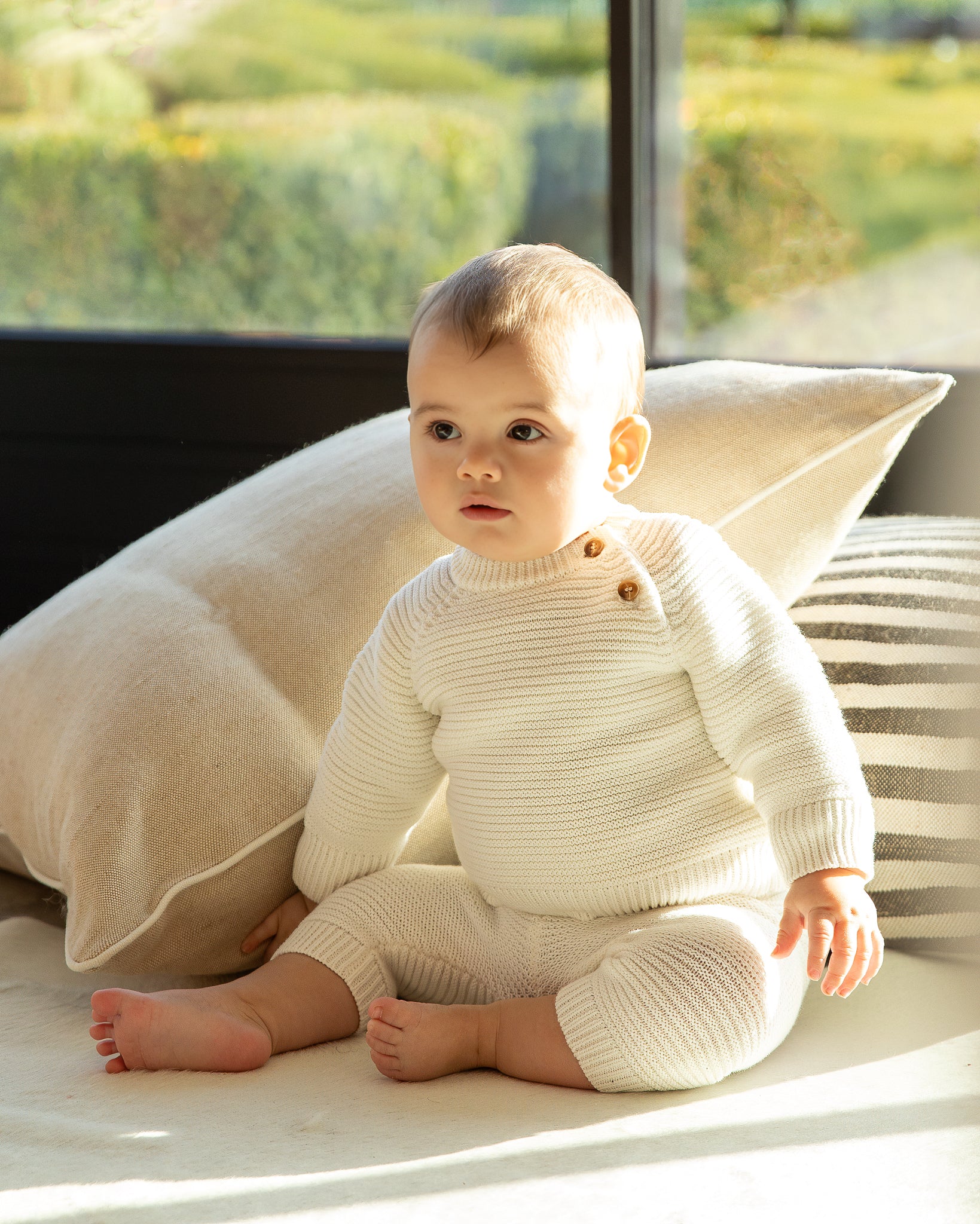 Frank Giant Cushion | Natural/Ecru - Image 2