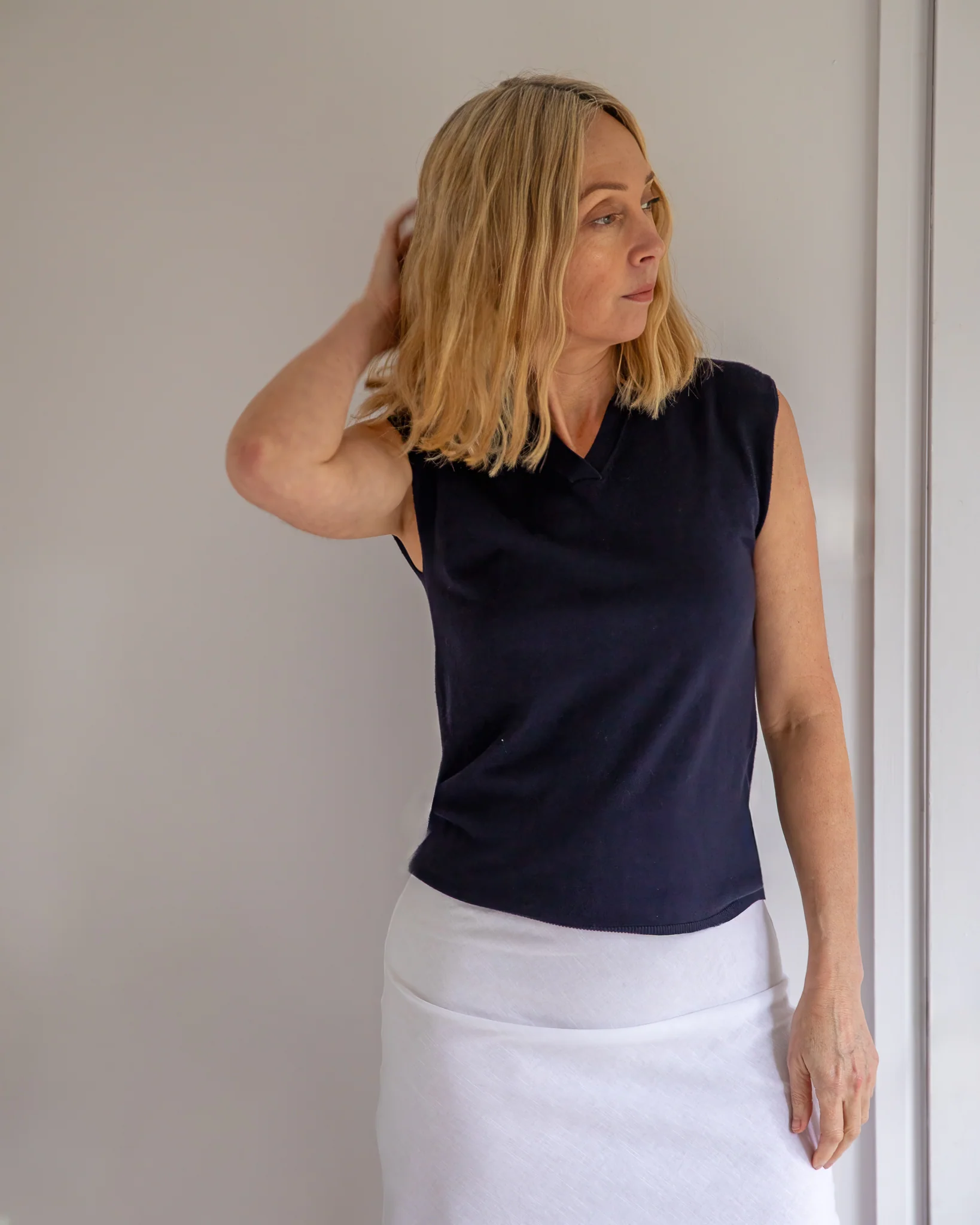 Leah Top | Navy