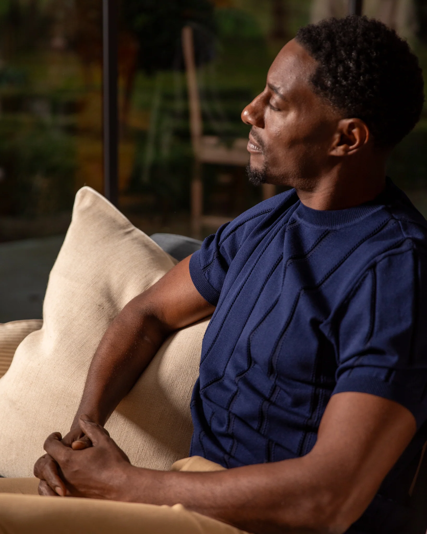 Oliver Top | Navy - Image 5