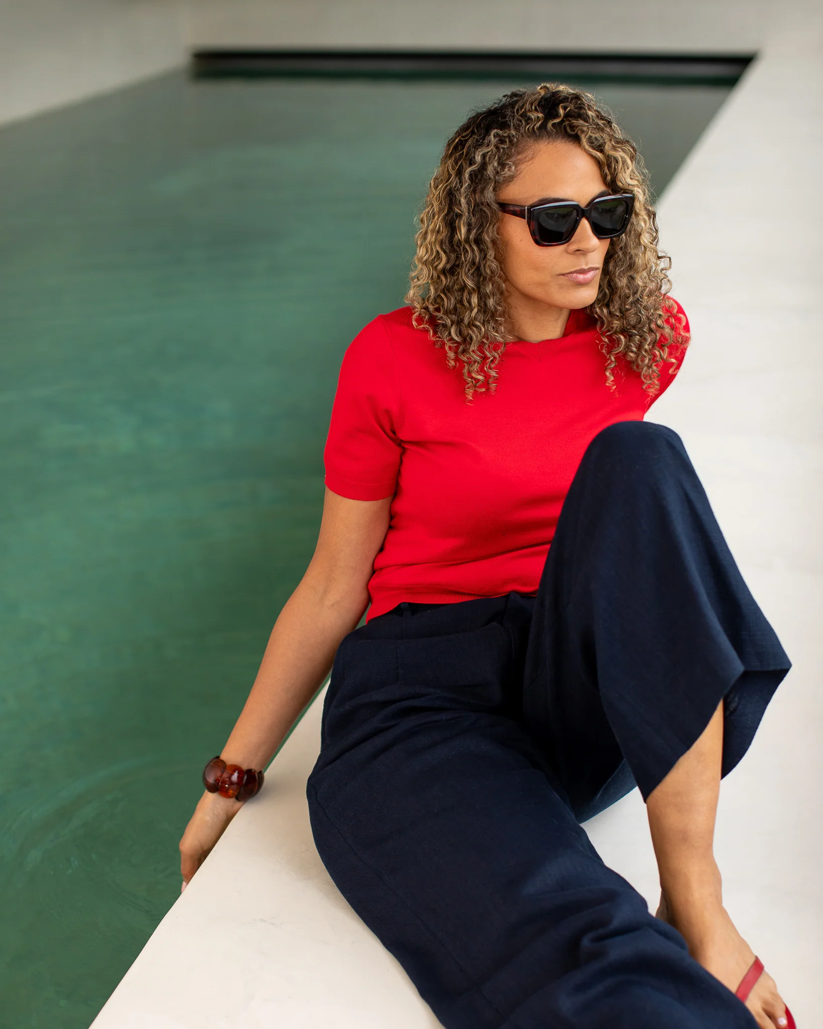 Paloma Jumper | Red - Image 2