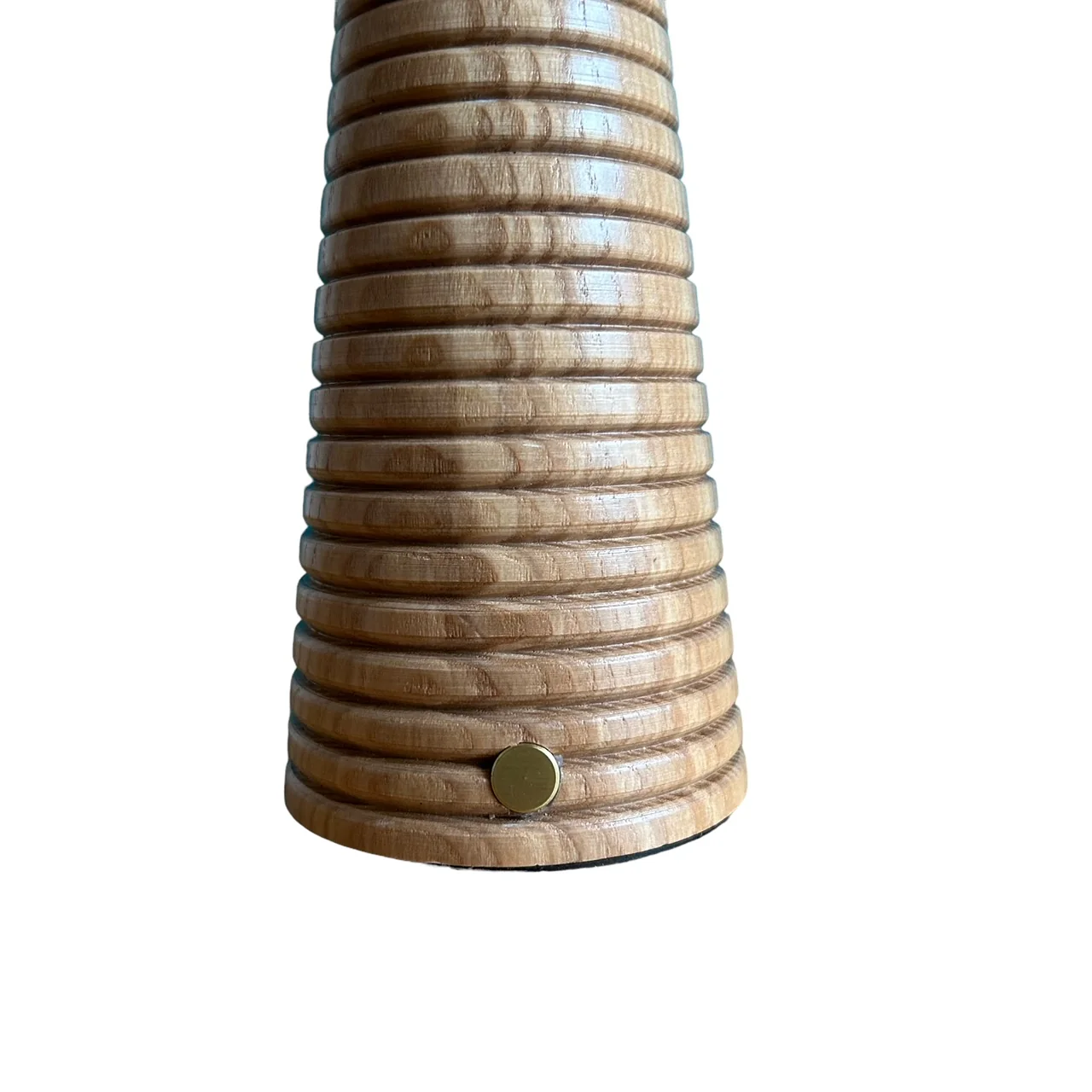 Rope Lampshade | Ribbed Teak - Image 3
