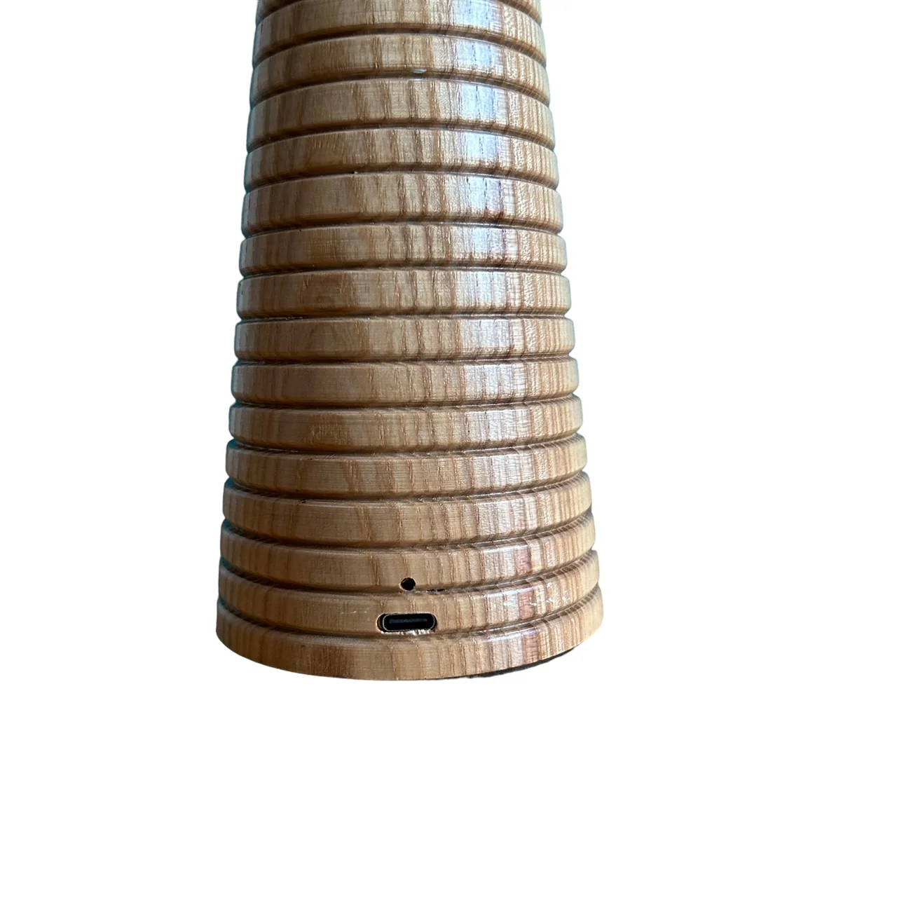 Rope Lampshade | Ribbed Teak - Image 4