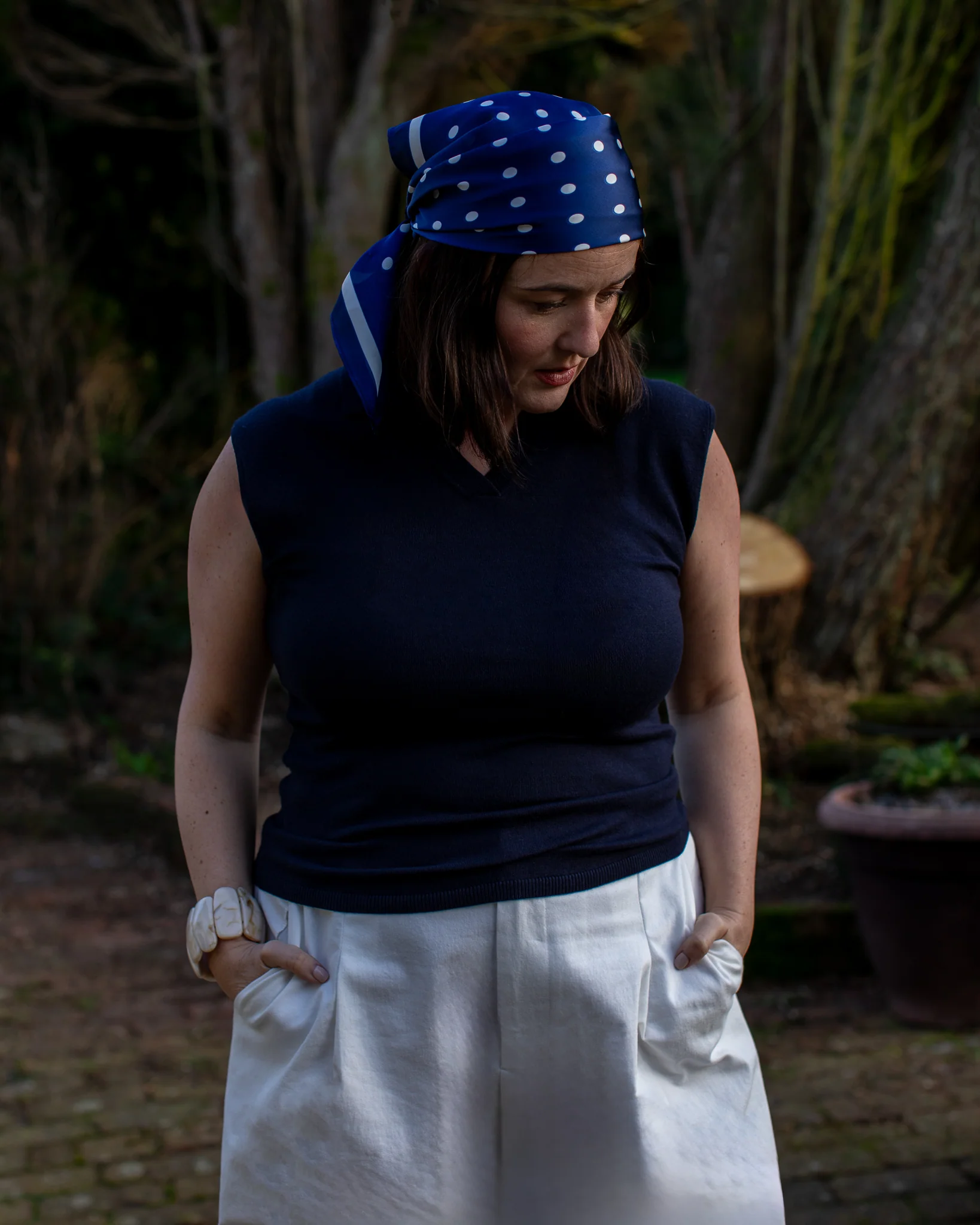 Wren Scarf | Navy